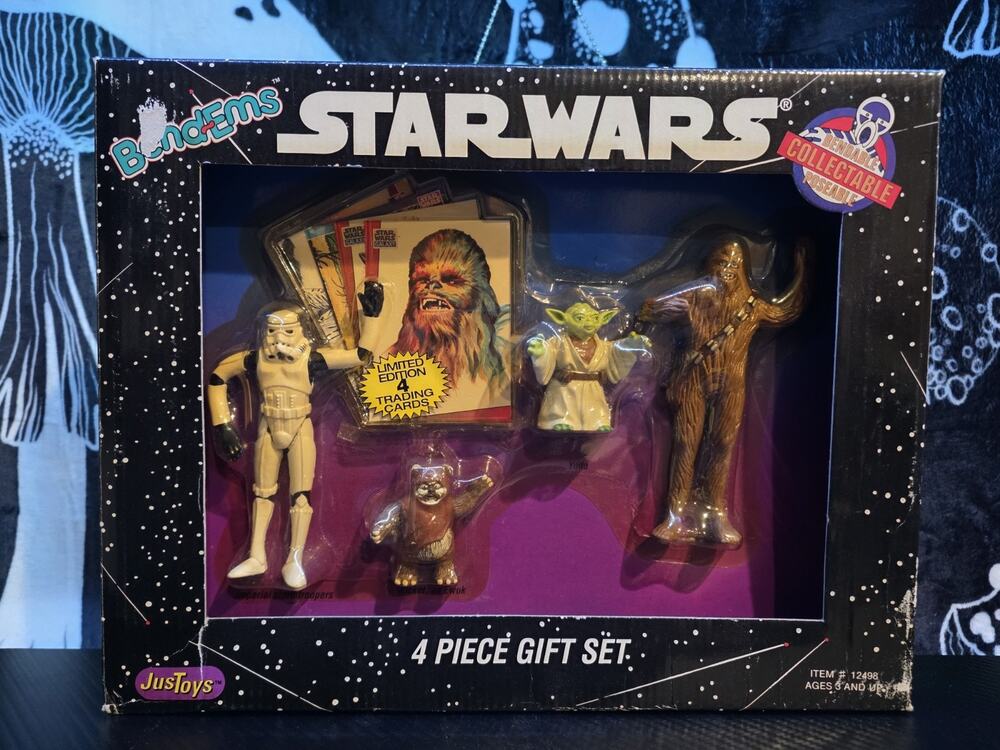 Just Toys Star Wars Bend-Ems 4 Piece Gift Set Limited Edition 1993